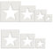 XINSUO® Sternschablonen,Large Star Stencil,Schablone mit Sternmotiv,Reusable Plastic Star Stencils,Sternschablonen Wand zum Malen,Geeignet für Heimdekoration,DIY Handgefertigtes Design（14 Stück）
