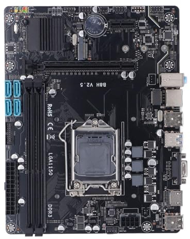 Scheda Madre del Computer, Scheda Madre da Gioco LGA 1150, Mob DDR3 da 32 GB con NVME M.2, Slot Grafico PCI - E X16, Scheda di Rete Gigabit Integrata