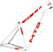 Kit mit 7 Aufklebern für Fahrrad, Universalrahmen, Mountainbike, Rennrad, Cross, Fat Bike, Elektro-Downhill, Rahmen, MTB Adventure, Artikelnummer 2395 (032 Rot)