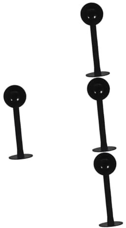 TOPBATHY 4 Stück Messlöffel Für Kaffeebohnen Küchenschaufeln Zuckerlöffel Backschaufel Für Die Küche Zarter Kaffeelöffel Pulverschaufel Geschmackslöffel Kaffee-messlöffel Pp Black