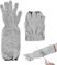 Guantes De Protección De Trabajo - Guantes Anticortes, Guantes De Seguridad Industrial | Guantes De Protección De Manos Resistentes A Cortes, Cómodos Guantes De Seguridad Antideslizantes Para El