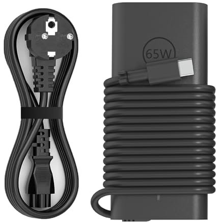 65W USB Type-C Laptop Charger per Dell Latitude Computer 5420 5520 7420 5540 5440 5430 5530 7430 3540 3440 7440 7340 5320 7320 Inspiron 14 7425 16 7620 Chromebook 3100 XPS 13 7390 cavo adattatore di