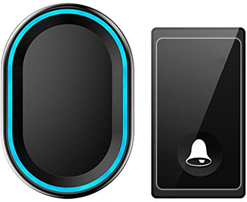 No Battery Doorbell, Self-Powered Waterproof Doorbell Smart LED Ringtone