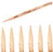 ø6-7 cm Lot de 6 Piquets Cloture en Bois Longueur 120 cm Pointe Aiguisée Noisetier Poteaux Rabotés Palissade Clôture de Jardin Piquets de Clôture pour Pâturage