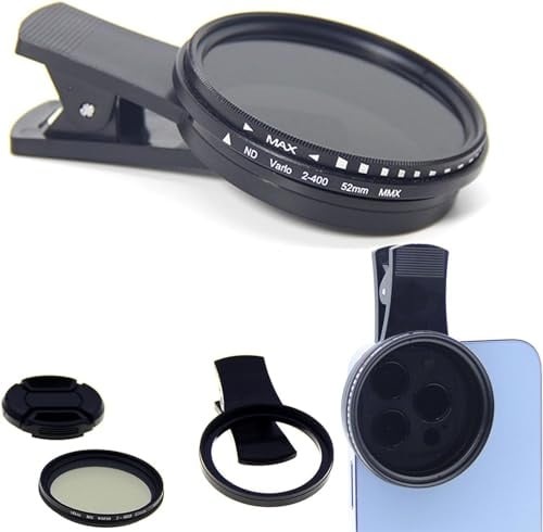 GAENZA 67MM Sonnenfinsternis Kamera Objektivfilter, Sonnenfinsternis Telefonfilter, Sonnenfilter Für Smartphone, Universeller Sonnenfinsternis-Telefonkamerafilter Mit Clip,2pcs
