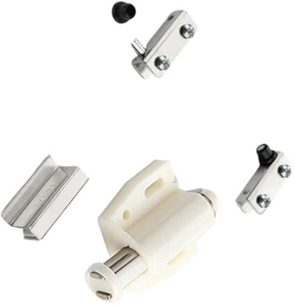 uikios Einzelkopf-Magnetschnäpper für Glastür, Scharnierklemme, magnetisch, zum Öffnen, Möbelbeschläge