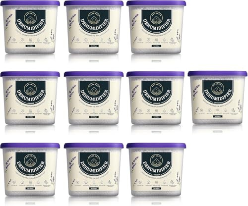 Moisture Absorber Dehumidifier Tub 600ml – Non-Electric Damp Traps for Condensation, Mould & Odour Control – Ideal for Home (10)