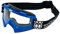 TWO-X Cross-Brille - Motocross-Brille mit klarem Glas - Kratzfeste Motorrad-Brille - Enduro & Downhill Schutz-Brille - Modell Race - Blau