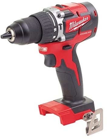Milwaukee 4933451636 Bohrmaschine ohne Schlüssel, Schwarz/Grau/Rot