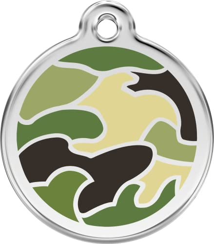Red Dingo Hundemarke Camouflage inklusive Gravur (M)
