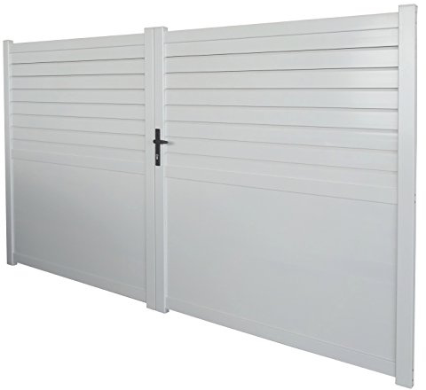 Manchester Aluminium Swing Gate 3 m White