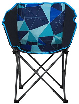 Portal Outdoor Club Foldable Camping Chair, Easy to Setup, UV Resistant and Easy to Clean – Lightweight Frame Supports up to 100kg with Free Storage Bag