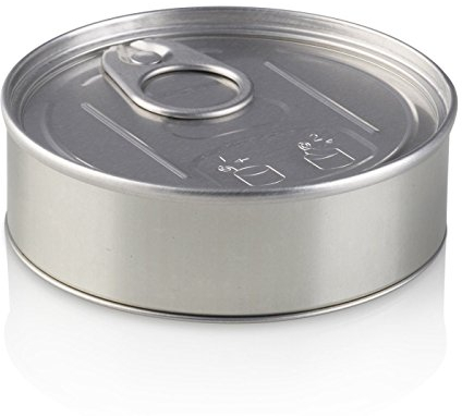Pressitin Press It In Thunfischdosen, 100 ml, 3,5 g, hält schwarze Deckel, selbstversiegelt, geruchsdicht, 100 Stück