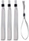 Lot de 20 Bracelets Gris en Tissus - Bracelets d'Identification et Sécurité pour Evènements - Fermeture Plastique Unidirectionnelle