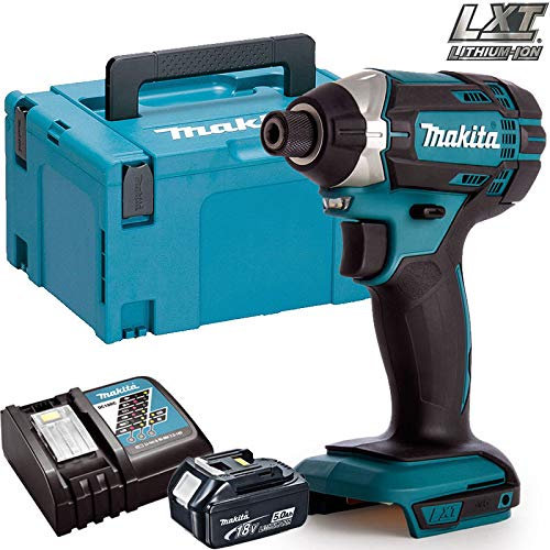 Makita DTD152Z 18V Li-ion Impact Driver with 1 x 5Ah Battery, Charger & Mak Case