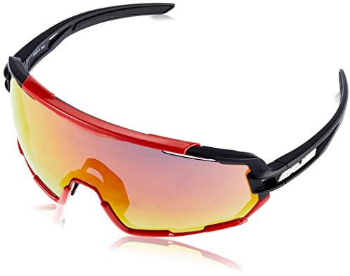 Salice 020 Rw Sonnenbrille, schwarz/rot, one Size