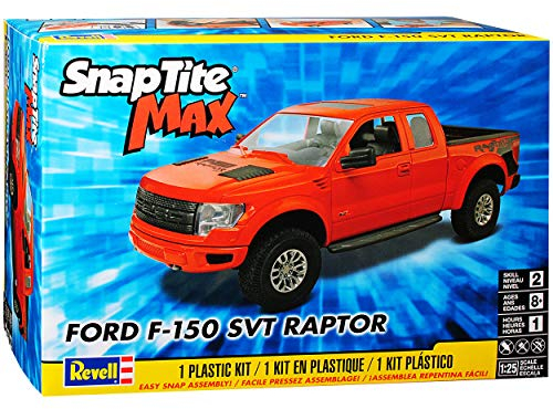 Ford F*150 SVT Raptor Rot 12. Generation 2008-2014 Snap Tite Bausatz Kit 1/24 1/25 Revell Monogram Modell Auto