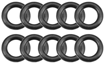 sourcing map Nitrile Rubber O-Rings 12mm OD 7mm ID 2.5mm Width, Metric Nitrile Rubber Sealing Gasket for Automotive Machine Plumbing, Pack of 10