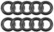 sourcing map Nitrile Rubber O-Rings 12mm OD 7mm ID 2.5mm Width, Metric Nitrile Rubber Sealing Gasket for Automotive Machine Plumbing, Pack of 10