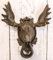 Ebros Gift Rustikaler Türklopfer aus Gusseisen, Motiv: Westernwald, Horned Bull Elch, 25,4 cm hoch, dekorative Klopfer, Buck, Hirsch, Elch, für Hütte, Hütte, Zuhause, Akzent-Dekoration, Hardware