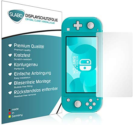 Slabo 4 x Film de Protection d'écran Compatible avec Nintendo Switch Lite Protection écran Ultra Clair