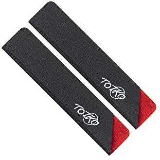 Kitchen Knife Blade Cover, for Blades up to 15cm, Plastic and Red Felt Knife Sheath, Kitchen Knife Cover, Chef Knife Case, Kitchen Drawer Protector | TOTIKO Japan Knives