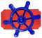 move and stic Platte 40x20 mit Spielfunktion Multifunktionsplatte Spielplatte mit Piratenlenkrad Steuerrad Spieltelefon Kreidetafel oder Glocke für Spielturm (40 x 20 Platte mit Piratenlenkrad)