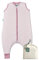 molis&co. Gigoteuse a Pied - Gigoteuse Bébé Tog 1-100% Coton (Oeko-TEX) - Coton Turbulette Gigoteuse Longueur Ajustable (100-110 cm) pour Garçon en Fille - Vichy Pink