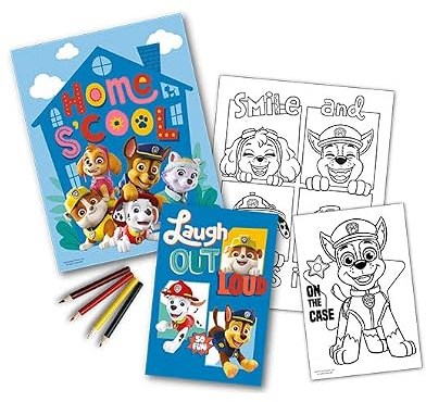 Kids Licensing Ausmalset Paw Patrol (inkl. 4 Buntstiften)