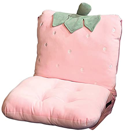 Lgan GartenmöBel Auflagen Bank, 80cm Sitzkissen Gartenstuhl Tragbare, Gartenstuhl Auflage Hochlehner, Sonnenliege Garden Auflagen (Color : Pink)