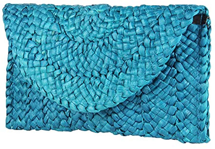 Jywmsc Women's Straw Clutch Purse Summer Beach Bags Envelope Wallet Woven Handbags