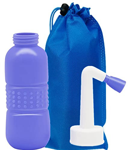 Portable Bidet Spray Handheld,Personal Bidet Sprayer for Kids Ass Washing,Personal Hygiene Bathroom Aid Pregnant Women Cleansing, Postpartum Clean ，with 450ML Water Capacity and Angled Nozzle (2)