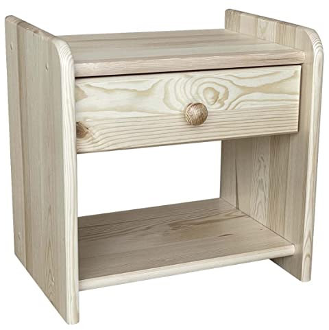 k koma Nachtkonsole Nachttisch Kiefer Holz -NEU Landhausstil MASSIVHOLZ (Unbehandelt)