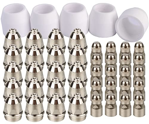 P80 Plasmaschneider-Düsenelektroden, Verbrauchsmaterialien, 1,5 Spitze, 80 A, 45-teiliges Set