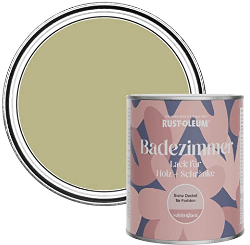 Rust-Oleum Green Moisture Resistant Bathroom Wood and Cabinet Paint in Satin Finish - Sage Green 750ml