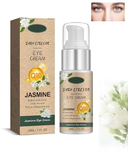 Jasminsalbe Augenringe, Aktiv-Jasminsalbe, Bio Jasminsalbe Entfernen Augenringe Schlupflider, Jasminsalbe Plus Augencreme gegen Falten, mit Collagen und Aloe Vera (1PC)