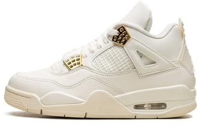 Nike Unisex-Erwachsene Retro, Sail/Metallic Gold-Schwarz, 36.5 EU