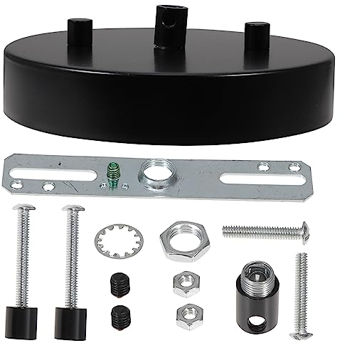 ETHZZLE 1 Satz Lampendeckenabdeckung lamp holder Lampen Halterung Lampen Deckenbefestigung Lampen Zubehör Lampen Baldachin Set Leuchter Suite Leichtes Brett Komponente Deckenlampe Eisen