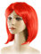 TMK Perücke Bob für Party Cosplay Karneval Halloween Multipack cond.5700 (Rot, 1 Stück)