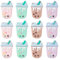 UR URLIFEHALL 10 Pcs Boba Milk Tea Silicone Beads Bubble Tea Silicone Focal Beads Cute Drink Bottle Beads for DIY Jewelry Bracelet