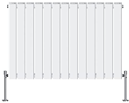 NRG Horizontaler Designer-Heizkörper, 600 x 884 mm, perfekt für Küche, Bad, Wohnzimmer