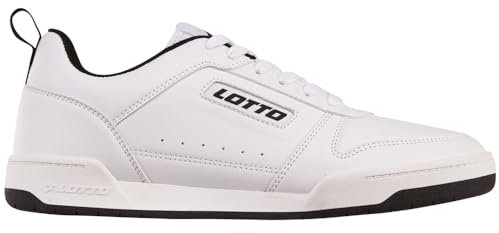 Lotto Herren TOCO BC XL Men Sneaker, White/Black, 47 EU