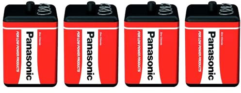 PANASONIC Lot de 4 Blisters de 1 Pile Special Power 4R25X Red Zinc-Carbon 6V