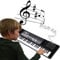 Blendra Piano Keyboard with Microphone,61 Keys Electronic Keyboards for Kids,Musical Educational Toys for Boys Girls Beginners,USB Cable