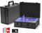 ProCase Stoßfest Toploader Sammelkarten Aufbewahrungsbox, Aluminiumstruktur-Schließfach mit Verstellbaren Teiler für 600+ Toploader, Magnetkartenhalter, MTG, TCG, Yugioh, Sportkarten -Schwarz