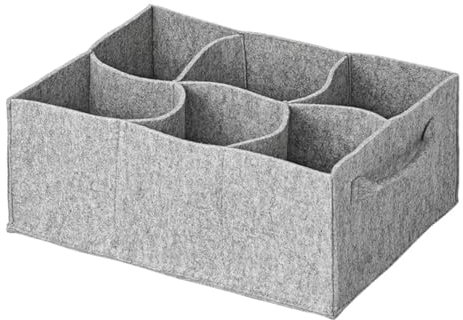 Becherhalter 29x20,5x11,5 cm Tassenhalter Wohnmobil max. Ø10,5cm Tassen Halter mit Klettverschluss Farbe Grau aus Filz