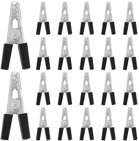IMIKEYA 20pcs Anti-Escape Bird Cage Clips Metal Pet Cage Door Locks Versatile Parrot Cage Accessories Small Food Holder Feeding Clips for Parakeet Hamsters Cockatiels