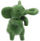 Gatuida Cute Elephant Hydroponic Holder Sturdy Stem Support for Indoor Plants Small and Bonsai Soil Propagation Decor Deep Green for Home Gardening