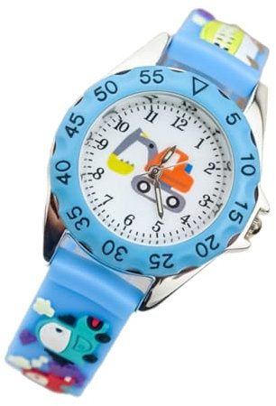 WOFASHPURET 1 Stück Baggeruhr Betrachten Mädchen Quarz Sky-Blue