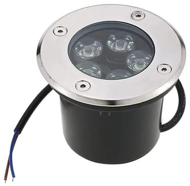 WZYDYDY 5W AußEn-Bodeneinbauleuchten, Led-Bodeneinbaustrahler Garten-Einbauleuchten Wasserdicht Gemäß IP67 (Warmes weißes Licht)